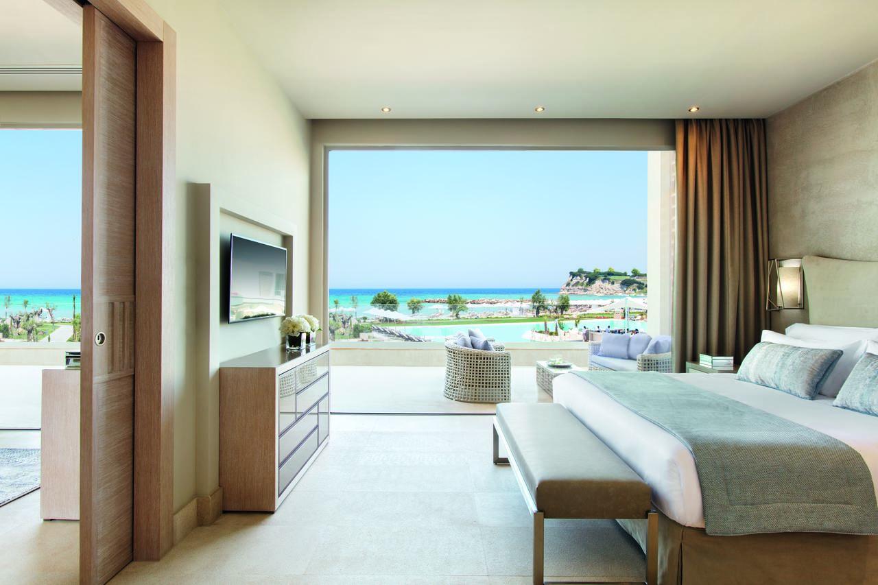 One bedroom suite. Сани дюнс Халкидики. Dune view номер с видом. Sea view Room. Daios Cove Luxury Resort Villas.